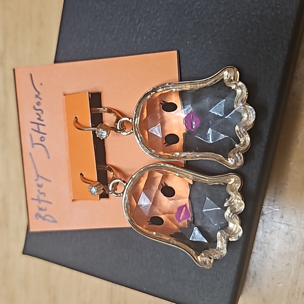 Betsey Johnson Ghost earrings - Picture 3 of 4